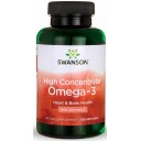 Swanson uztura bagātinātājs Omega 3 zivju eļļa ar citronu garšu, 150 kaps.